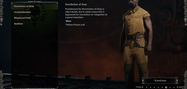 Warhammer 40,000: Darktide Character Customization Lets You Create Your Own Convict