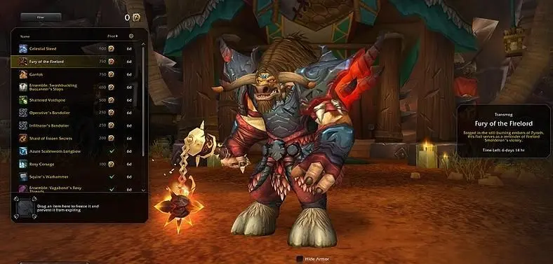 World of Warcraft's Trading Post Provides New Avenue to Obtain Cosmetic Items