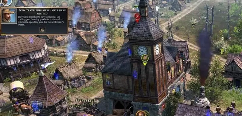 Farthest Frontier Trading Post - Alerts for traders arrival in Patch v0.7.5, requesting resources in future updates