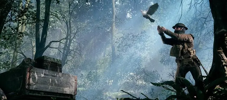Attempt To Shoot A Bird Out Of The Sky With A Luger In The Battlefield 1 Festive Update