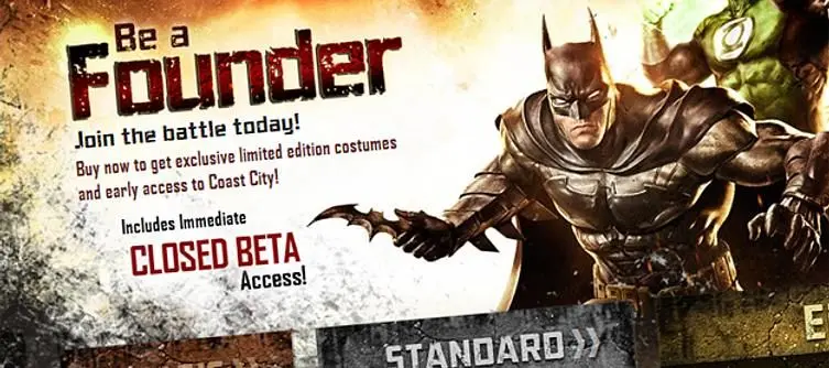 Infinite Crisis Founder packages revealed, include immediate closed beta access
