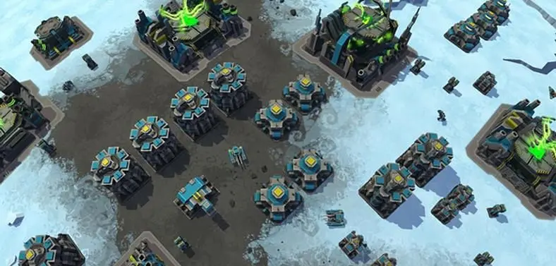 Planetary Annihilation updated with new orbital camera, interplanetary nukes
