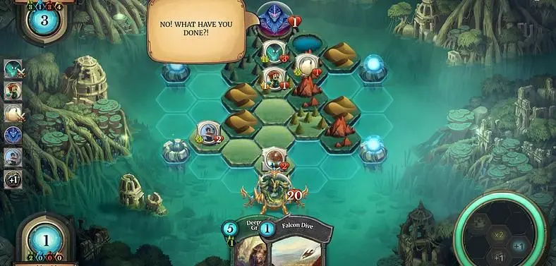 Faeria gets a single-player campaign and goes free today