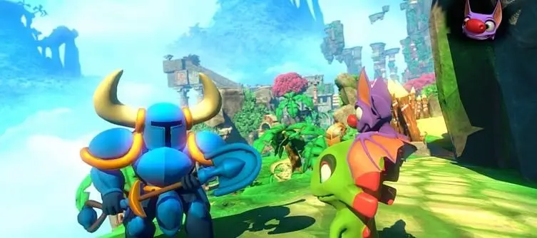 Yacht Club Games' Shovel Knight Digs His Way Into Yooka Laylee