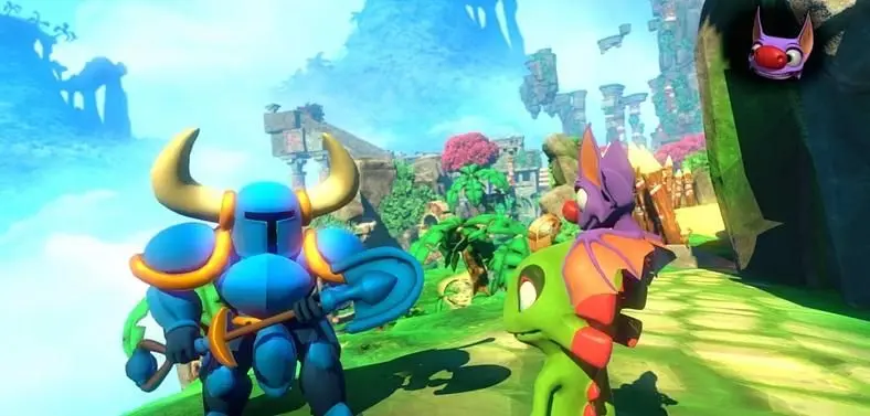 Yacht Club Games' Shovel Knight Digs His Way Into Yooka Laylee