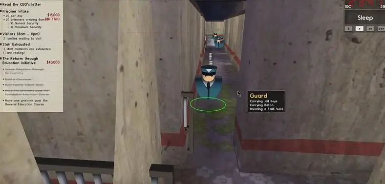 Prison Architect has a secret 3D mode