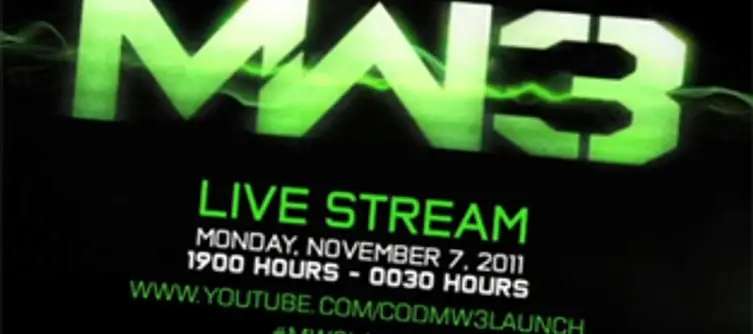 Activision to stream live Modern Warfare 3's UK midnight launch event
