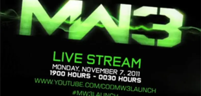 Activision to stream live Modern Warfare 3's UK midnight launch event