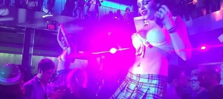 Somebody at Microsoft hired schoolgirl gogo dancers for a GDC party