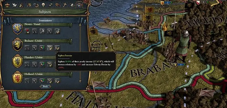Europa Universalis IV: Common Sense fundamentally alters relationships with subject states