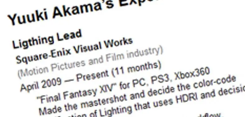 Rumour-mill: Final Fantasy XIV "for PC, PS3, Xbox360" says resume