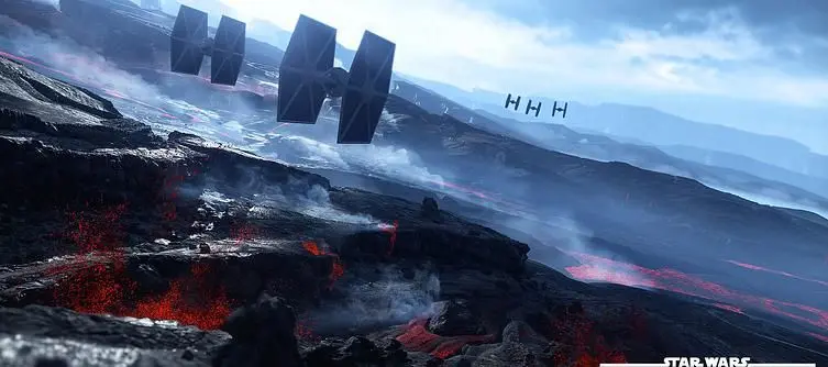 Star Wars Battlefront contains 12 multiplayer maps, including the lava planet of Sullust