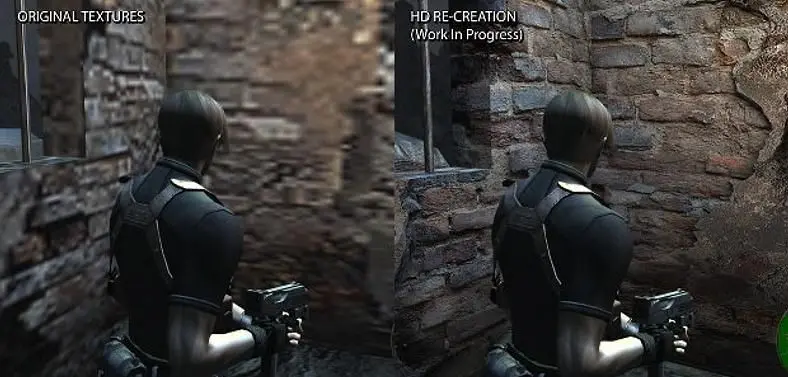 Fan-made mod improves PC Resident Evil 4's HD textures