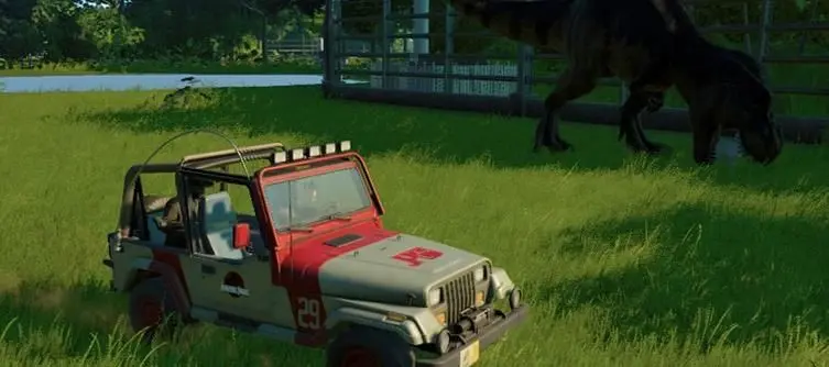 Jurassic World Evolution - How To Unlock The 1993 Jurassic Park Jeep Skin