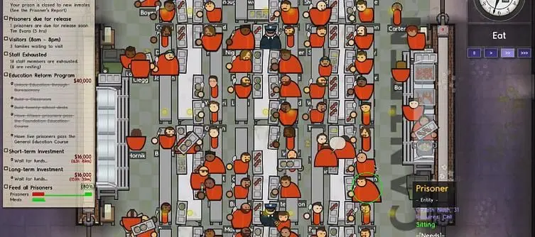 Introversion bring Prison Architect to Alpha 27, no more 'quantum tunnelling' food