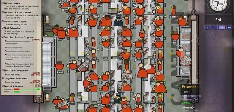 Introversion bring Prison Architect to Alpha 27, no more 'quantum tunnelling' food