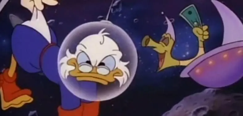 The original cast of DuckTales doing voices for remake