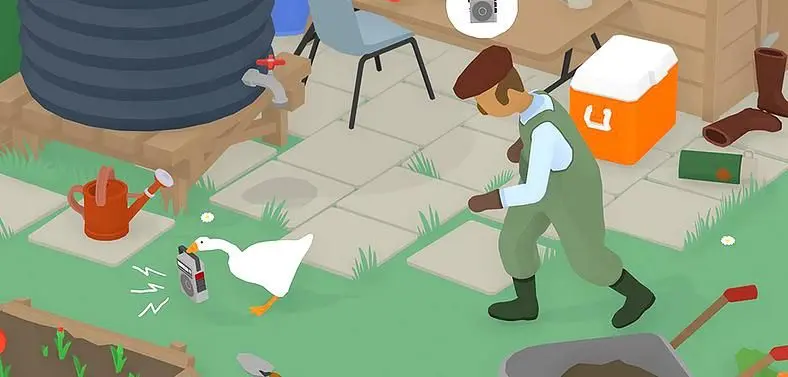 Untitled Goose Game How to Get Hat - Make the groundskeeper wear his sun hat