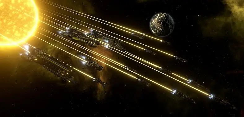 The Machine Age heralds the merging of organic matter with machinery in Stellaris this May