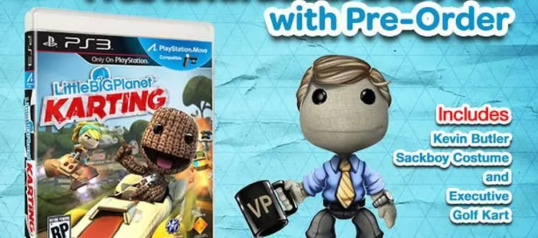 Kevin Butler costume free with LittleBigPlanet Karting preorder