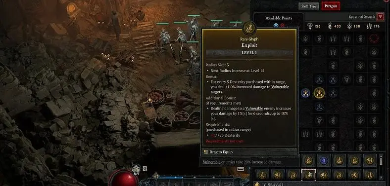 What We Know About Diablo 4's Exploit Glyph and Its Effect