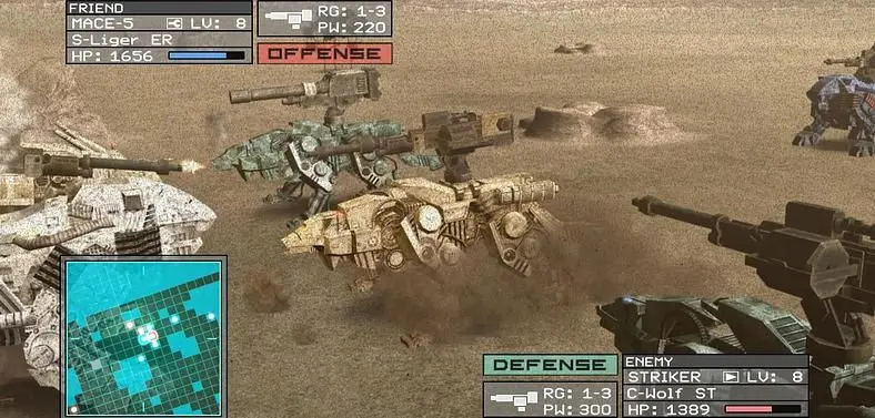 New Zoids Assault Screenshots