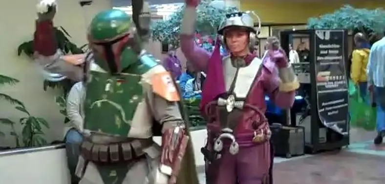 Boba Fett rocks to Dance Central