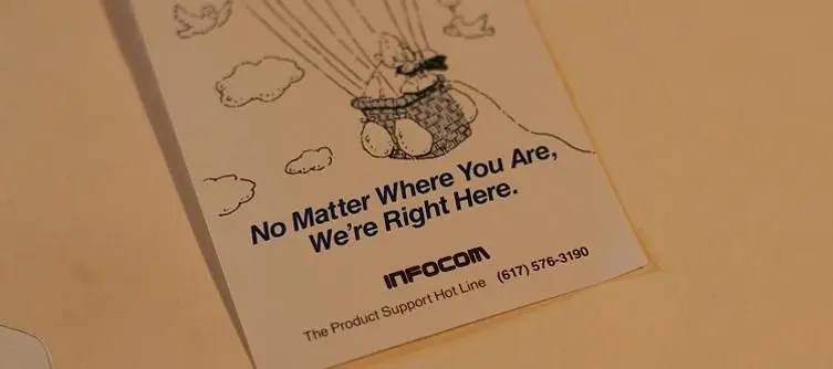 Archived collection of Infocom communication and design available online