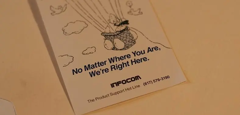 Archived collection of Infocom communication and design available online