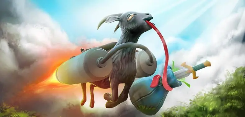  Goat Simulator's heroic lead could be jetpacking his way into DotA 2