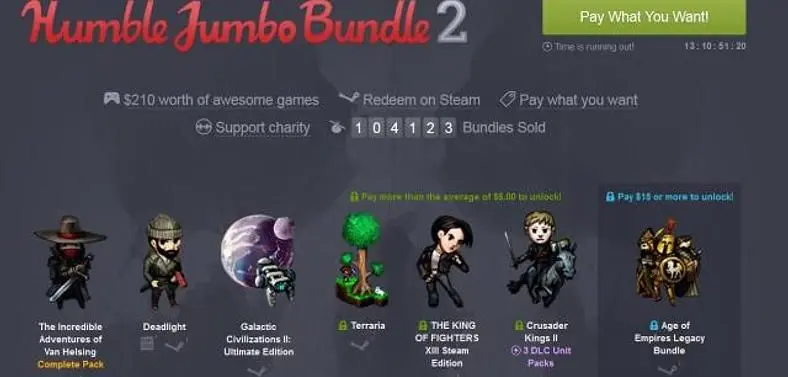 The Humble Jumbo Bundle 2 is pretty ridiculous