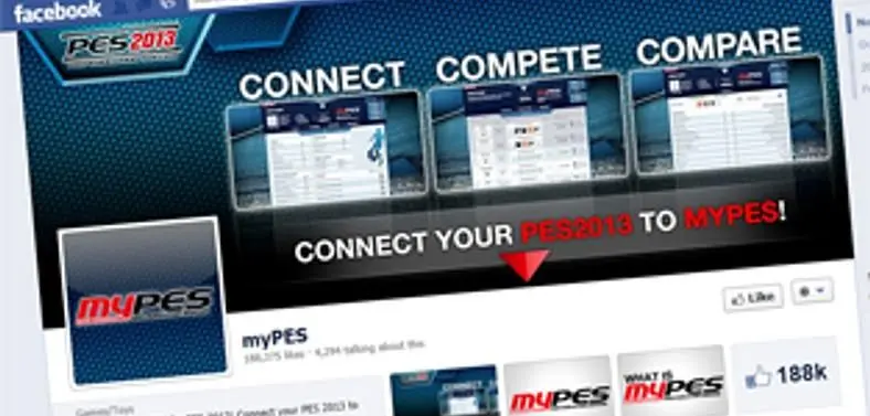 Konami launch myPES Facebook app today for PES 2013