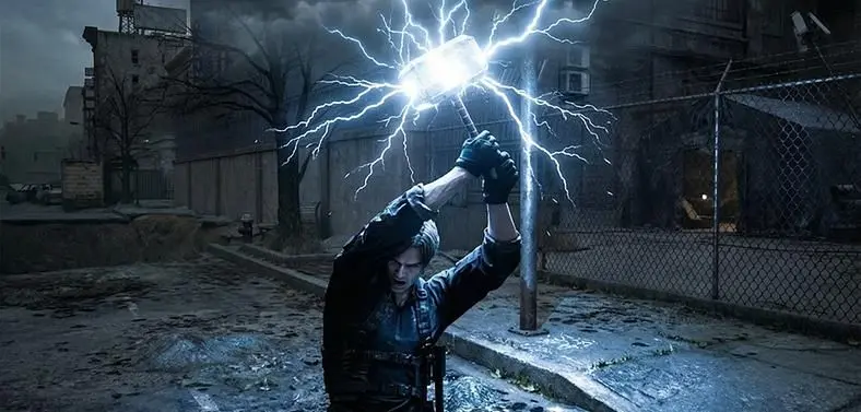 Leon's Worthy Enough, So Let him Wield Mjolnir in This Resident Evil Requiem Mod