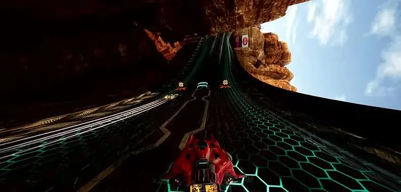 WipeOut-like Formula Fusion becomes Pacer, adds Battle Royale Mode