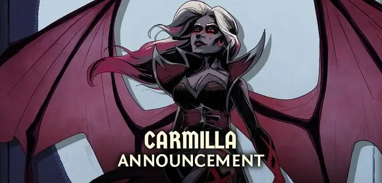 Carmilla will join Ravenswatch in version 1.0, releasing in September