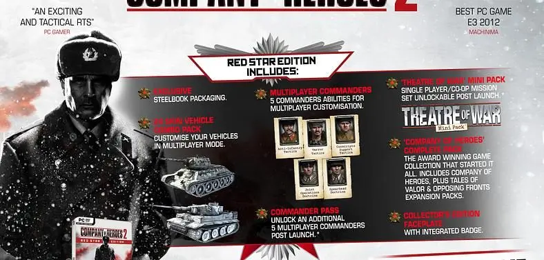 Red Star Edition announced for Company of Heroes 2