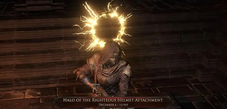 Path of Exile 2 Early Access Twitch Drops -  Energising Bolt Flask Effect, Halo of the Righteous Helmet Attachment, and More