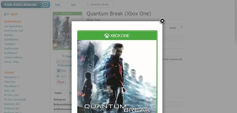 Remedy's Quantum Break for Xbox One gets official box art