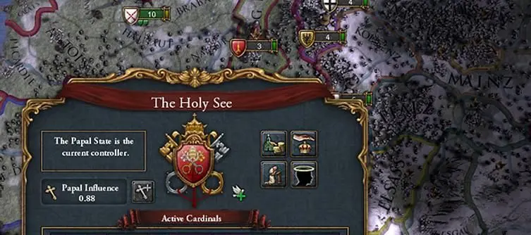 Latest Europa Universalis IV dev diary on Art of War's diplomacy and catholics