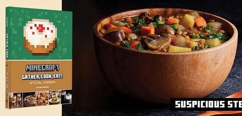 Newest Minecraft Cookbook Teaches You to Make Real-Life Suspicious Stew
