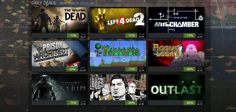 Steam Autumn Sale starts now through next week