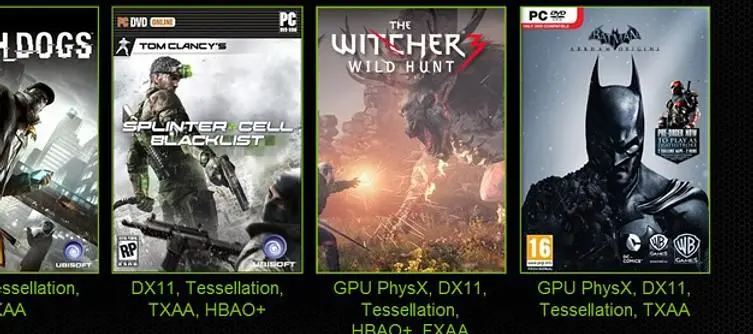 Nvidia confirm PC technology present in The Witcher 3, Batman: Arkham Origins