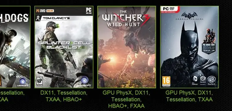 Nvidia confirm PC technology present in The Witcher 3, Batman: Arkham Origins