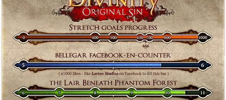 Divinity: Original Sin finishes Kickstarter campaign shy of $1M mark