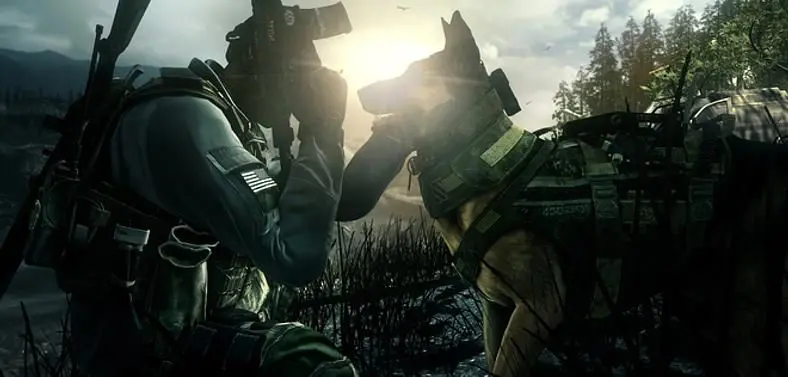The dog in Call of DutY: Ghosts is officially named Riley