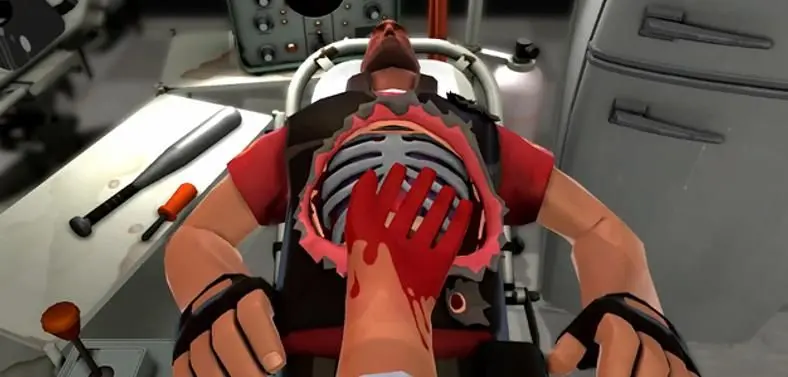 Surgeon Simulator 2013 gets free update, operate on Team Fortress 2's Heavy
