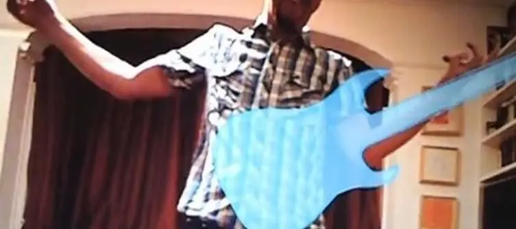 Developer creates Kinect air guitar game