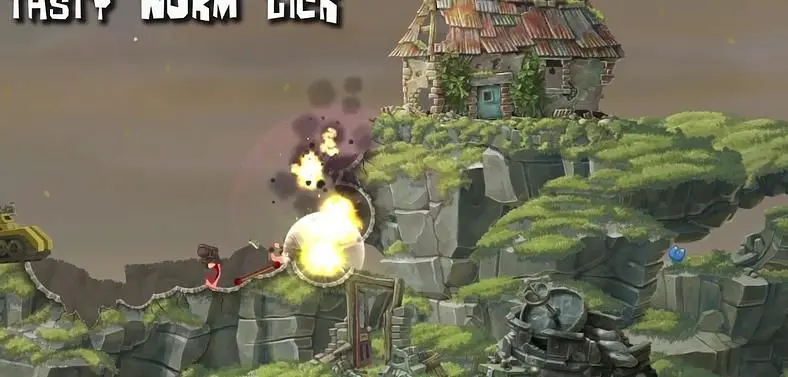 Loot The Battlefield With A Drone in The First Worms W.M.D Content Update