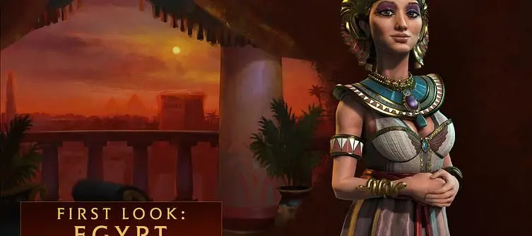 Check out the new leader in Civilization VI –Egypt’s Cleopatra