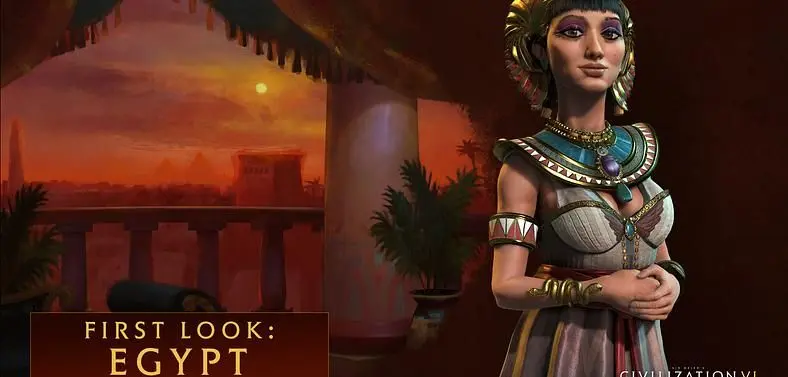 Check out the new leader in Civilization VI –Egypt’s Cleopatra